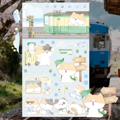 Momo Caretaker Travel Together Seal Stickers