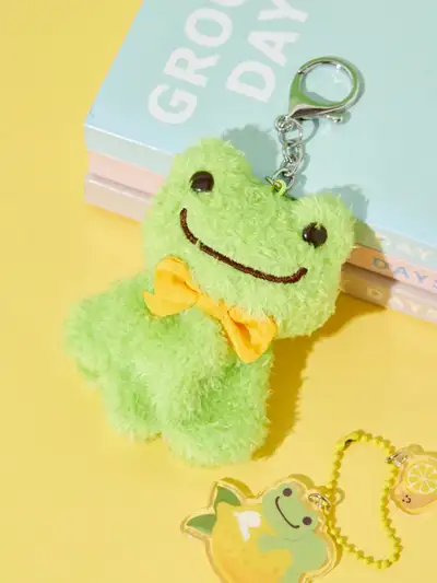 ピックルスザフロッグ 10CM レイニーデイ ぬいぐるみ キーリング