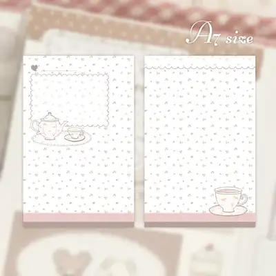 Sweet Lily Mini Tea Time A7 Refill Pages