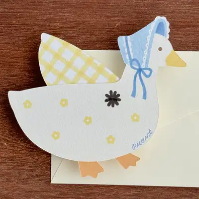 Fromong Duck Articulated Doll Letterpress Paper