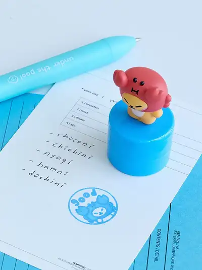 ミニニ アンダー ザ プール チチニ フィギュアスタンプ