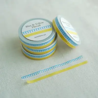 Fromong Sky & Yellow Thread Masking Tape