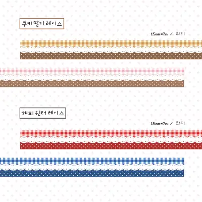 Momoi House Cookie Strawberry Happy Winter Race Masking Tape 2 Type