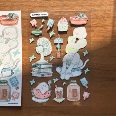 From Two Studio Summer Home Sticker