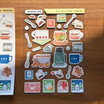 From Two Studio Seasonal Teas Sticker