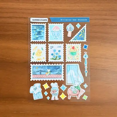 From Two Studio Summer Stamps Sticker