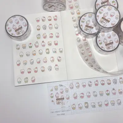 Sopu Jjokkomi Friends Kiss Cut Tape