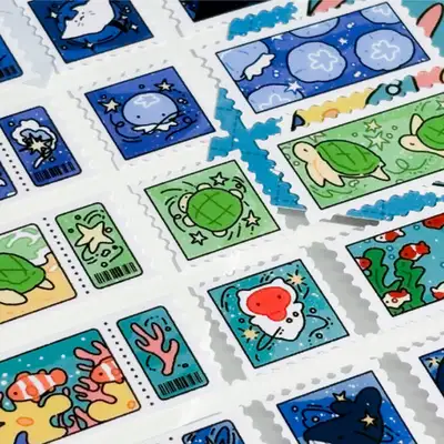 Mongmong's Bessu Starlight Sea Stamp Sticker