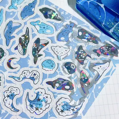 Mongmongsubae Glossy Sea Sticker