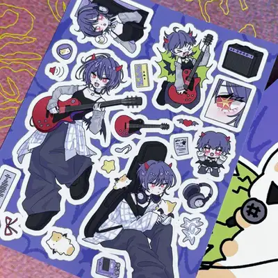 Mongmong Sweetie Nerd Highlight Sticker