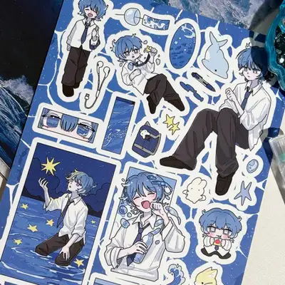 Mongmongsbae Starlight Soaked Sea Sticker