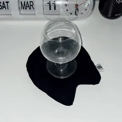 We Are the Peng Aeyong Cushion Coaster - Black