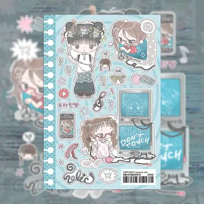 Creamy Crumbs Dopamine Holic Sticker
