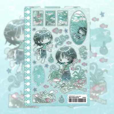 Creamy Crumbs Underwater Sticker