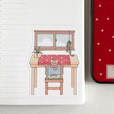 Hey Oh Studio My Little Desk Matte Paper Sticker Pack