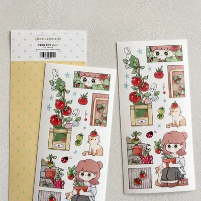Hey O O Studio Droplet Tomato Sticker