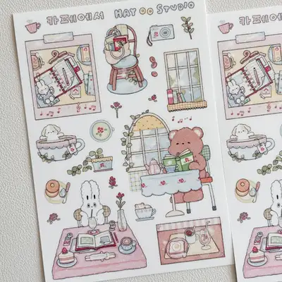 Hey O O Studio Cafe Sticker