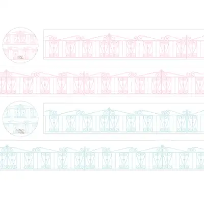 Pullibutton Soft Garden Fence Masking Tape 2 Type