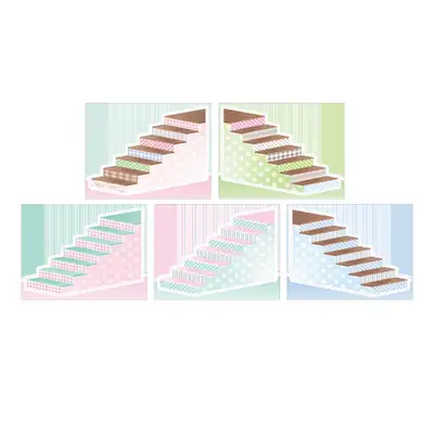 Pear Lee Button Mix Style Step Matte Paper Sticker Pack