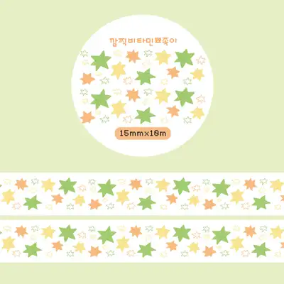 Dungination Cute Vitamin Pointy Masking Tape