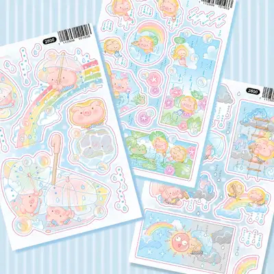 Dear My Ha Raindrop Sticker Pack