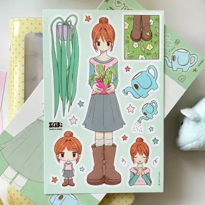 Jakku Jakku Studio Green Life Seal Stickers