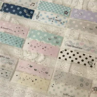 Way2Fetch Soft&Sweet Masking Block Silver Foil Kiss-Cut Tape 3type