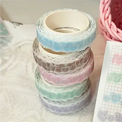 Way To Fetch Melody Sweethearts Glitter Die-Cut Tape 5 Types