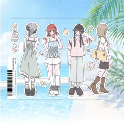 Rua Wiggle Wiggle Summer Lookbook Sticker