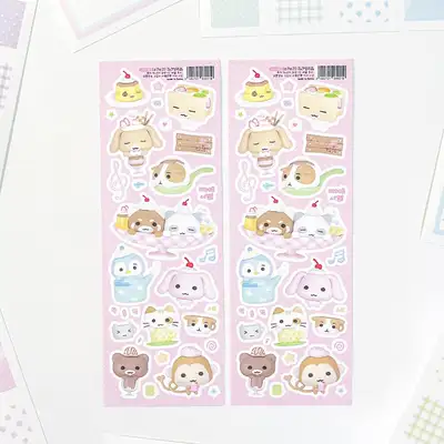 Moittoi Animal Cafe Sticker
