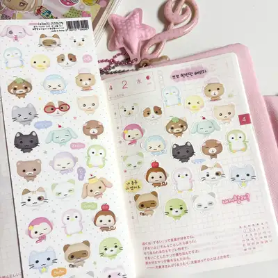 Moiittoi Mini Animal Sticker