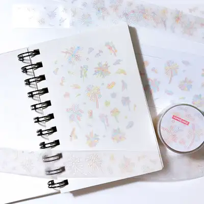 JeJe Universe Blur Fireworks Kiss-cut Tape