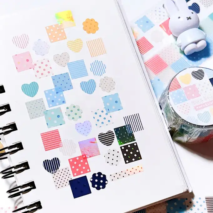 Jeje Universe Dot Stripe Piece Kiss-Cut Tape