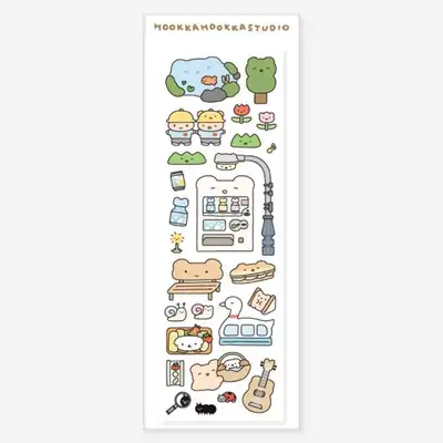 Uouko Chewy Seal Sticker - Park Picnic