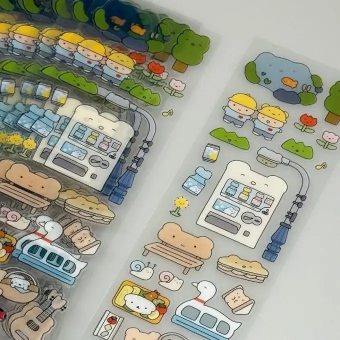 Uouko Chewy Seal Sticker - Park Picnic — 2