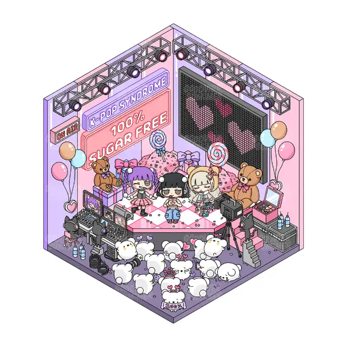 GOODVIBESUMMER K-pop Syndrome Sticker