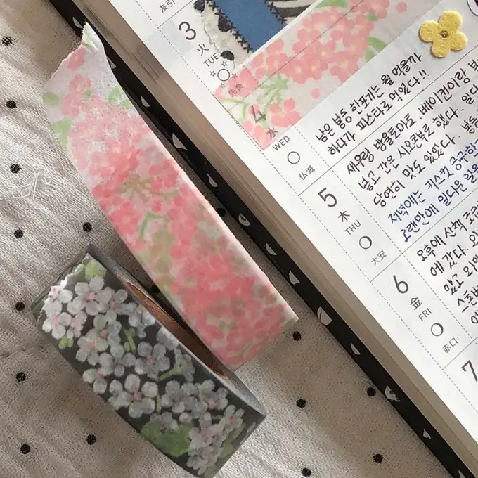 Yoongu Cherry Blossom Masking Tape 2 Type