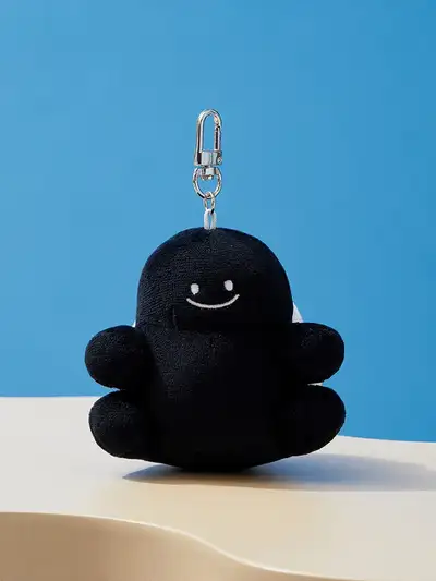 ベベザオリ ミニぬいぐるみキーリング (ブラックメロンイ)