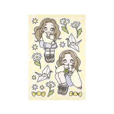 Studio Fondue Buttermellow Seal Stickers