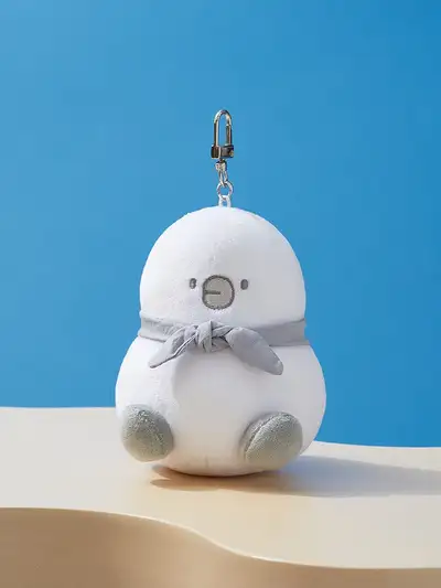 ベベザオリ ミニぬいぐるみキーリング (ホワイトベベ)