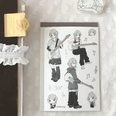 Sosohihi Guitarist A Seal Sticker