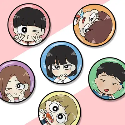 [Love Revolution] Acrylic Toon Socket Set of 6 - Goods Revolution
