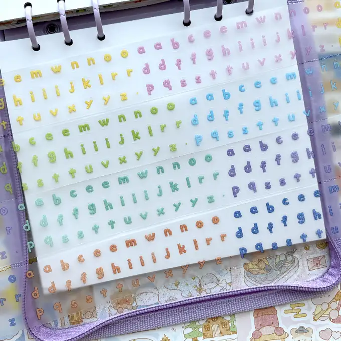Moya Factory Posel字母Kiss貼紙膠帶 4款