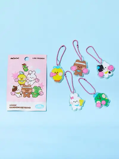 ミニ ミニニ フィールドデー ミニニ アクリルランダムキーリング