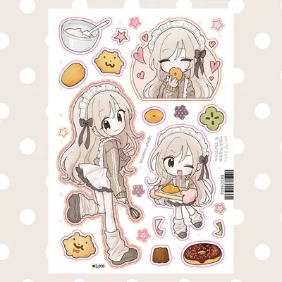 邊角工作室 烘焙貼紙