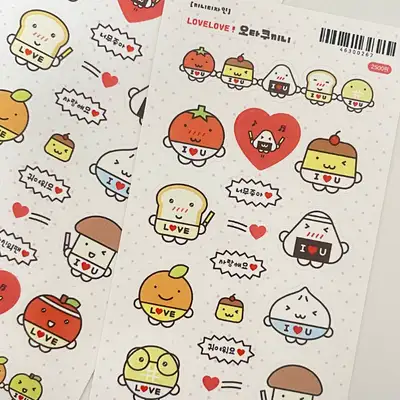 끼니디자인 Lovelove! 宅文化끼니 貼紙