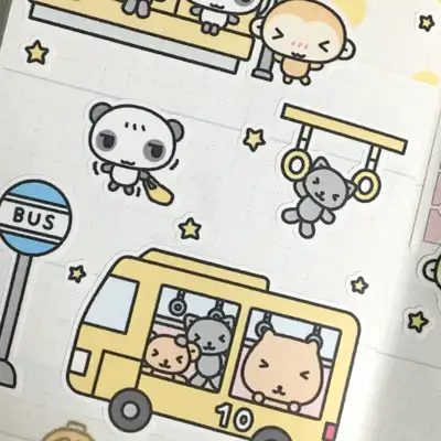 開心開心木 大眾運輸貼紙