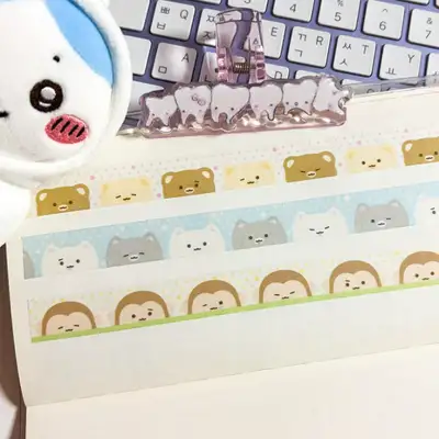 Moitto Moitto快樂紙膠帶 3type