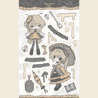 納莫庫蜂窩禮服貼紙