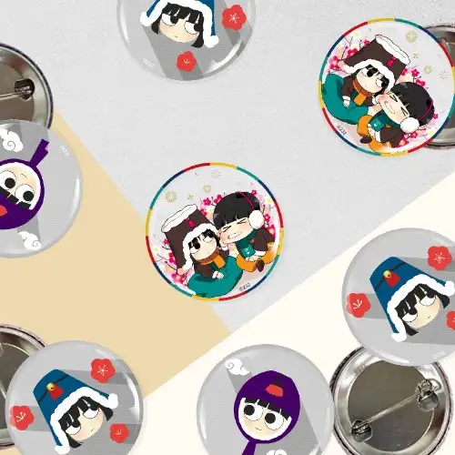 [Romance Revolution] Yeonyeok 8-Type Webtoon Point Button 44mm